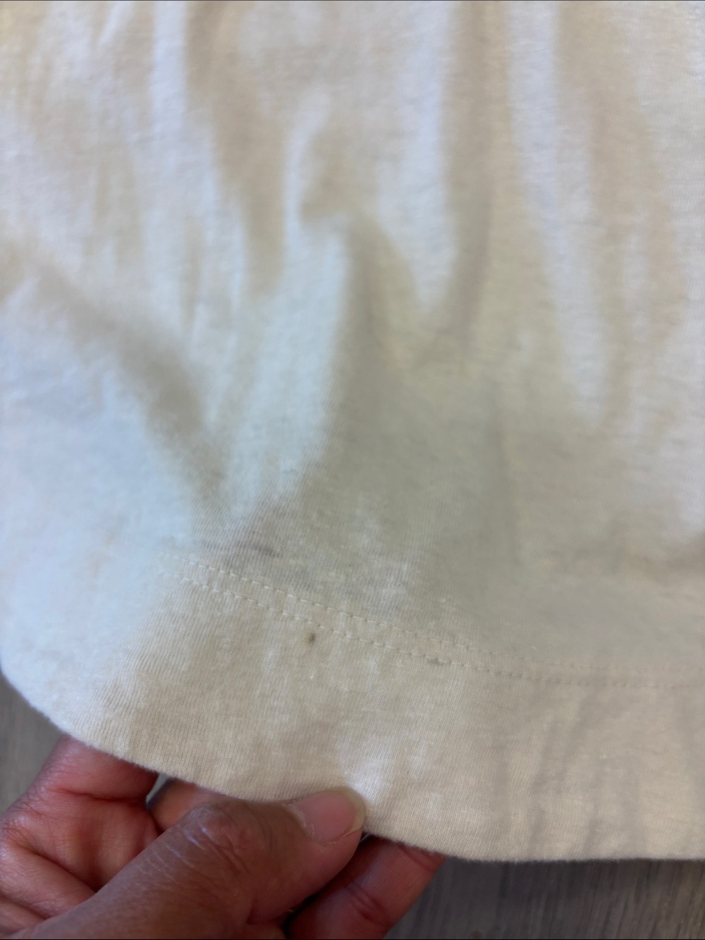 Anthropologie Cream Ruffle Sleeve Top - Picture 7 of 9